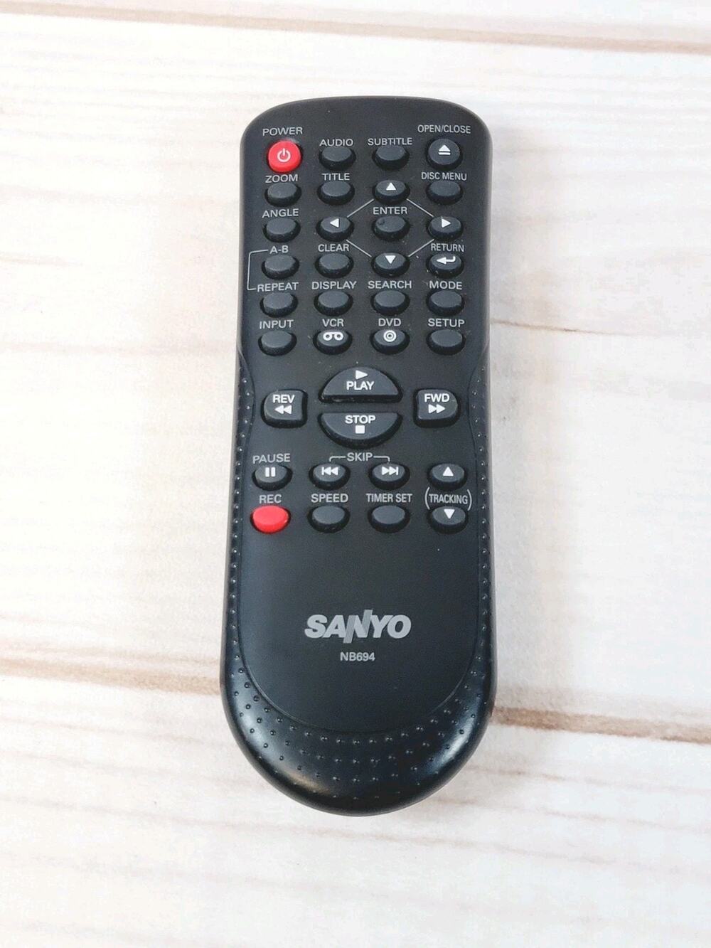 SANYO NB694 REMOTE OEM Genuine for FWDV225F works with FUNAI NB693 DV220FX5